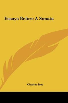 portada essays before a sonata (en Inglés)