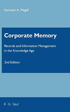 portada Corporate Memory (Information Services Management Series) (en Inglés)