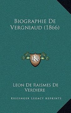 portada Biographie De Vergniaud (1866) (en Francés)