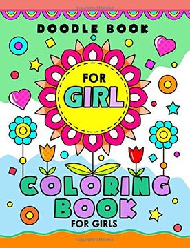 portada Doodle Book for Girl: Cute and Kawaii Coloring Book 
