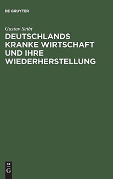 portada Deutschlands Kranke Wirtschaft und Ihre Wiederherstellung (en Alemán)