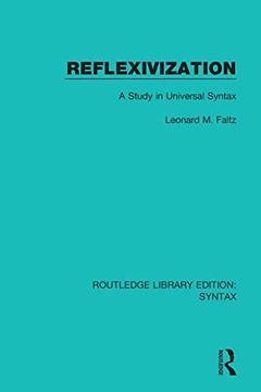 portada Reflexivization (Routledge Library Editions: Syntax) (en Inglés)