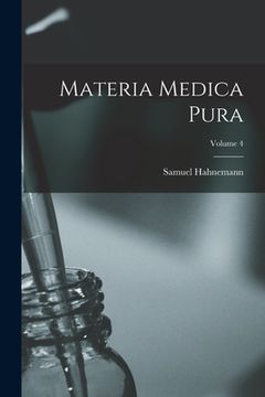 portada Materia Medica Pura; Volume 4