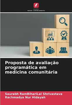 portada Proposta de Avaliação Programática em Medicina Comunitária