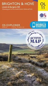portada Brighton & Hove: Ol 11 (os Explorer Active Map) (en Inglés)