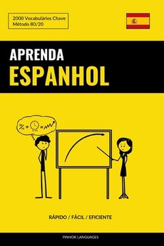 portada Aprenda Espanhol - Rápido / Fácil / Eficiente: 2000 Vocabulários Chave (en Portugués)