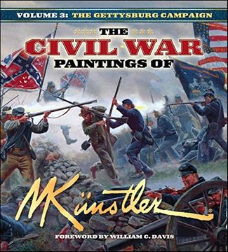 portada The Civil war Paintings of Mort Künstler Volume 3: The Gettysburg Campaign (Civil war Paintings of Mort Künstler, 3) (in English)