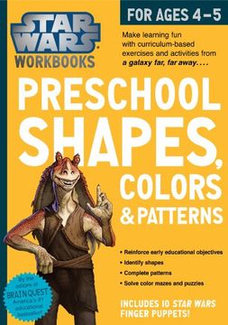 portada Star Wars Workbook: Preschool Shapes, Colors, and Patterns