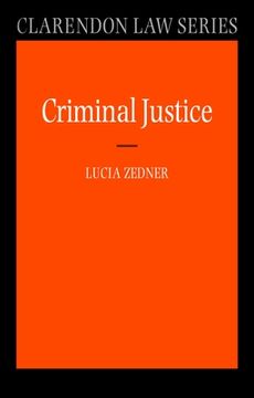 portada Criminal Justice (Clarendon law Series) (in English)