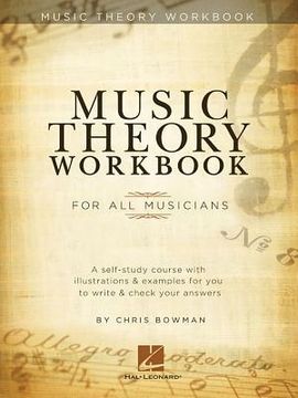 portada music theory workbook: for all musicians (in English)