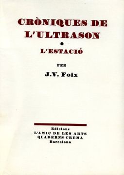portada cròniques de l"ultrason (en Catalá)