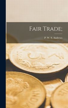 portada Fair Trade; (in English)