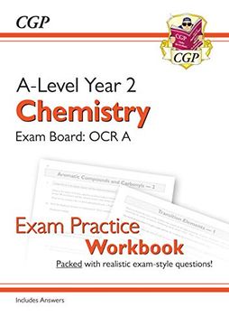 portada New A-Level Chemistry for 2018: Ocr a Year 2 Exam Practice Workbook - Includes Answers (en Inglés)