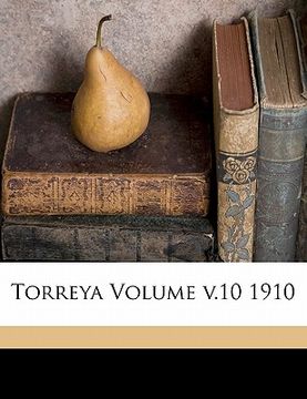 portada torreya volume v.10 1910 (in English)