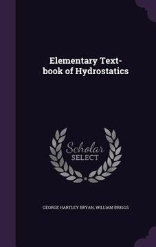 portada Elementary Text-book of Hydrostatics (en Inglés)