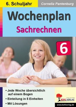 portada Wochenplan Sachrechnen / Klasse 6 (in German)