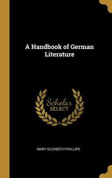 portada A Handbook of German Literature (in English)
