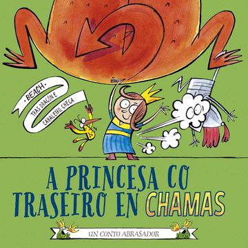 portada A Princesa co Traseiro en Chamas (in Galician)