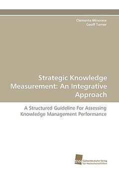 portada strategic knowledge measurement: an integrative approach (en Inglés)