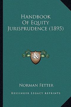 portada handbook of equity jurisprudence (1895) (en Inglés)
