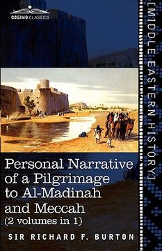portada personal narrative of a pilgrimage to al-madinah and meccah (2 volumes in 1) (en Inglés)
