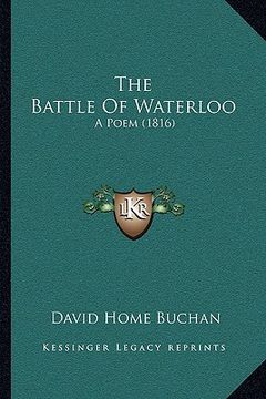 portada the battle of waterloo: a poem (1816) (en Inglés)