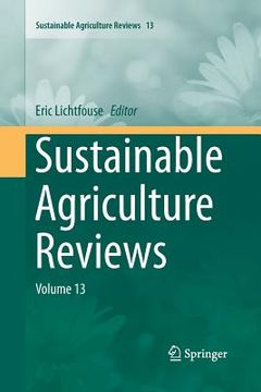 portada Sustainable Agriculture Reviews: Volume 13 (en Inglés)