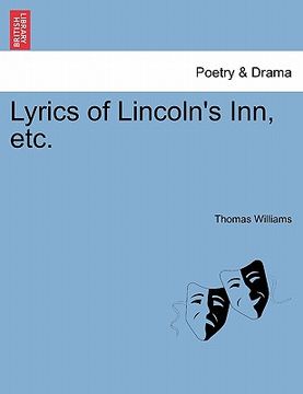 portada lyrics of lincoln's inn, etc. (en Inglés)