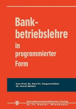 portada Bankbetriebslehre in Programmierter Form (en Alemán)