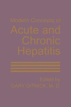 portada Modern Concepts of Acute and Chronic Hepatitis (en Inglés)