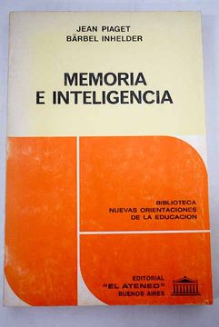 Libro Memoria e inteligencia De Piaget Jean Buscalibre