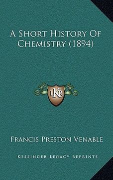 portada a short history of chemistry (1894) (en Inglés)
