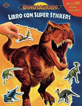 portada Dinosaurios: Libro con súper stickers