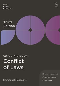 portada Core Statutes on Conflict of Laws (en Inglés)