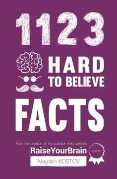 portada 1123 Hard to Believe Facts: From the Creator of the Popular Trivia Website RaiseYourBrain.com