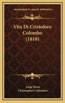 portada Vita Di Cristoforo Colombo (1818) (en Italiano)