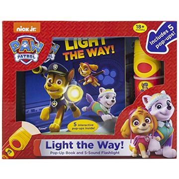 portada Nickelodeon paw Patrol - Light the Way! A Little Flashlight Adventure Sound Book - pi Kids 