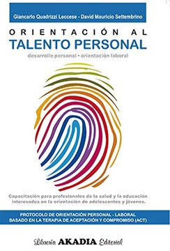 portada Orientacion al Talento Personal. Capacitacion Para Profesionales de la Salud y la Educacion Interesados en la Orientacion de Adolescentes y Jovenes