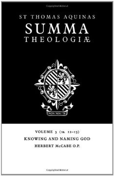 portada Summa Theologiae v3: 1a. 12-13: Knowing and Naming god v. 3 