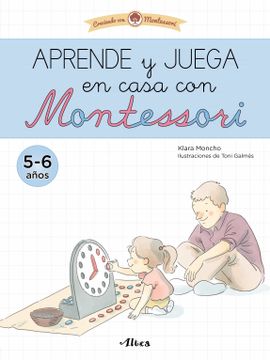 portada Aprende y Juega en Casa con Montessori (5 Años). Tu Cuaderno de Vacaciones