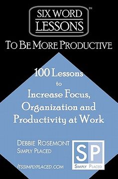 portada six-word lessons to be more productive (en Inglés)