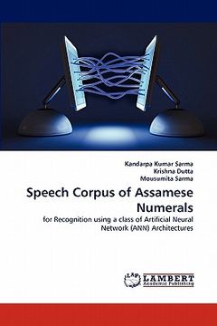 portada speech corpus of assamese numerals (en Inglés)