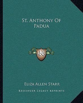 portada st. anthony of padua (en Inglés)