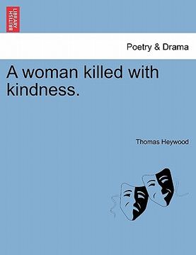 portada a woman killed with kindness. (in English)