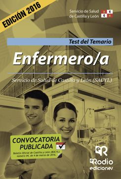 portada Enfermero/A: Test del Temario. Servicio de Salud de Castilla y Leon