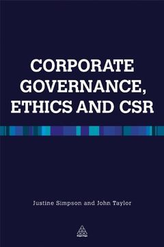 portada Corporate Governance, Ethics and csr (en Inglés)