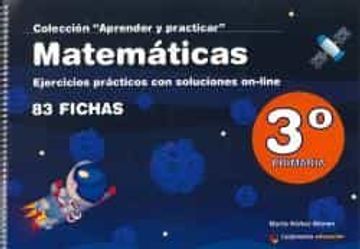 portada Matemáticas - Ejercicios Prácticos con Soluciones Online: 3º Primaria