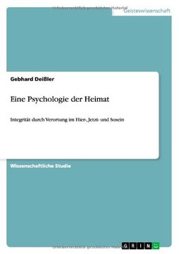 portada Eine Psychologie der Heimat (German Edition)