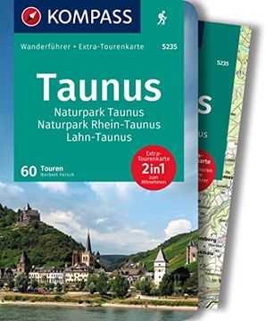 portada Kompass Wanderfã¼Hrer Taunus, Naturpark Taunus, Naturpark Rhein-Taunus, Lahn-Taunus, 60 Touren: Mit Extra-Tourenkarte, Gpx-Daten zum Download (en Alemán)