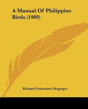 portada a manual of philippine birds (1909) (en Inglés)